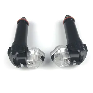 Luz CONDUZIDA da bicicleta Turn Signal lâmpada Luz Da Bicicleta do Guiador Handle Bar End Plug Luz