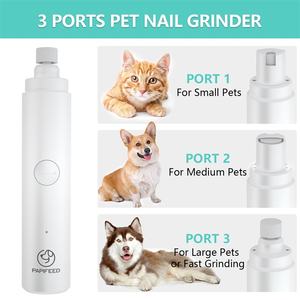 पैपिफ़ेड रिचार्जेबल इलेक्ट्रिक डॉग कैट नेल ग्राइंडर छोटी स्वचालित पोर्टेबल पालतू नेल ड्रिल मशीन पशु क्लिपर की सफाई - Product Image 5