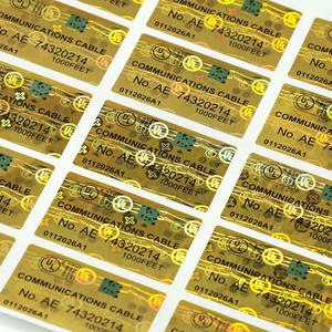 Custom <span class=keywords><strong>Qr</strong></span> Code Zelfklevende Sticker Holografische Regenboog Film Label Anti-Namaak Feature Mascara Tandpasta Supermarkt Pruiken - Product Image 2