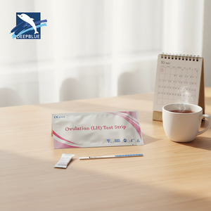 डीप ब्लू प्रजनन परीक्षण एक चरण यूइन एलएच ओव्यूलेशन टेस्ट स्ट्रिप मेडिकल डायग्नोस्टिक टेस्ट किट - Product Image 1