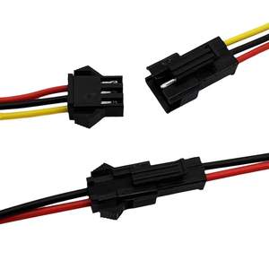 Neue LED-Schwachstromkabel, verzinnt, SM-2P, 2-adrig, Stecker-Buchse, PVC-Isolierung, 150 mm Länge für elektronische Anwendungen - Product Image 3
