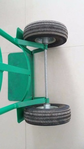 Chariot à main robuste, capacité de charge de 200 kg, <span class=keywords><strong>HT1830</strong></span>, avec deux roues pneumatiques - Product Image 4