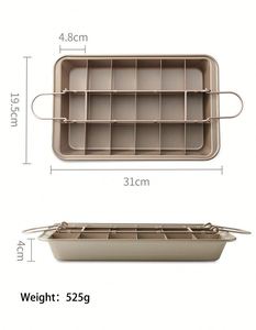 Bandeja para Hornear de Acero al Carbono con Separadores, Apta para Microondas, Ecológica - Product Image 3