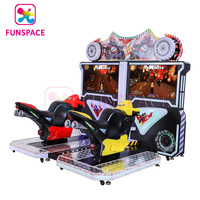 Simulateur de conduite de moto pour salle de jeux, équipement d'amusement intérieur, machine d'arcade à monnayeur
