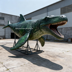 Kích thước cuộc sống animatronic mosasaurus mô hình động vật biển thực tế cho công viên phiêu lưu ngoài trời trung tâm mua sắm Nhà chơi Thời Tiền Sử - Product Image 2