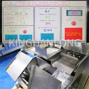 Automatic volumetric up weighing <span class=keywords><strong>coca</strong></span> seeds labeling bag packing machine - Product Image 3