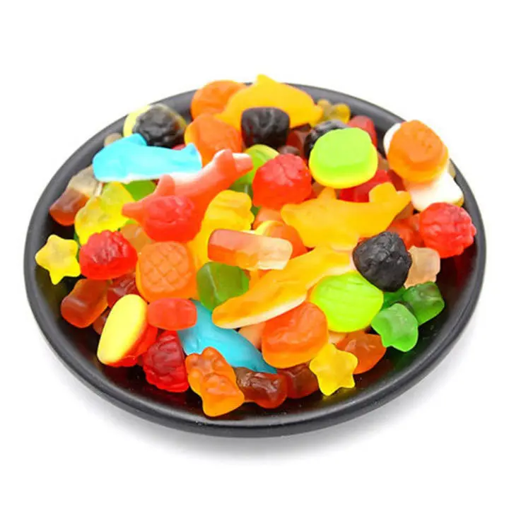 Label Candy Jelly Bean Sweet Spices & Herbs Flavor Cool Dry Place. Avoid Sunshine Box Packaging Sugar-free 12 Months from CN;JIN