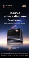 Projecteur laser tricolore 4K Dangbei S7 Ultra Max 5800 CVIA Lumens avec refroidissement liquide pour audio HDR10 3D Android 14 Home Cinéma