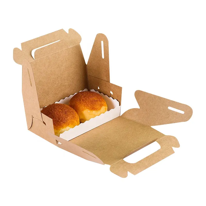 Boîte à gâteaux avec poignée conception professionnelle conteneur à gâteaux en papier carton coloré gratuit boîte d'emballage de gâteau de mousse flottante