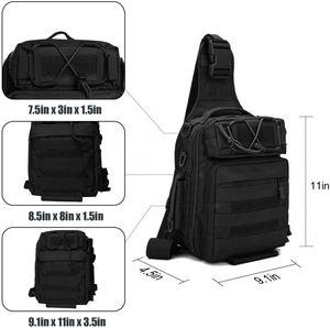 Muestra gratuita BSCI, bolsa de pesca impermeable personalizada para exteriores, bandolera de pesca, mochila para aparejos de pesca - Product Image 6
