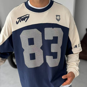 Maglietta da calcio personalizzata a manica lunga <span class=keywords><strong>con</strong></span> <span class=keywords><strong>nome</strong></span> e Logo <span class=keywords><strong>stampato</strong></span> DTG in maglia stile Casual prodotto da DTG <span class=keywords><strong>stampato</strong></span> - Product Image 5