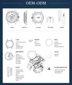 Akires orologio da polso meccanico Vintage retrò di alta qualità 5 BAR Design semplice in vetro zaffiro analogico in pelle giapponese MIYOTA - Product Image 6