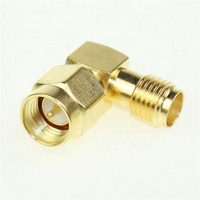 SMA macho a SMA hembra RF conector adaptador enchufe Jack 90 grados ángulo recto con buena calidad