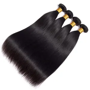 Оптовая продажа, пучки натуральных волос, перуанские камбоджийские индийские индонезийские вьетнамские бразильские волосы для плетения с плоским уток