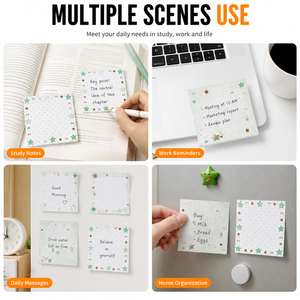 Custom Printed Colorful Self‑Adhesive Sticky Notes <b>Memo</b> <b>Pads</b> Premium Paper Stationery for Office and School Desk Journal Supplie - Product Image 3