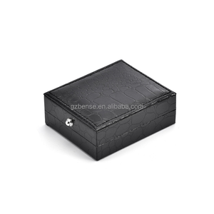 Bense vente en gros bouton de manchette pince à cravate coffret cadeau emballage affichage boîte de rangement personnalisé hommes affaires à la mode bijoux emballage étuis - Product Image 3