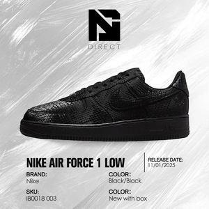 Kobe Bryant <span class=keywords><strong>X</strong></span> <span class=keywords><strong>Nike</strong></span> Air Force 1 Low 'triple Black' Zapatos casuales de lujo Zapatillas deportivas casuales para hombre - Product Image 6
