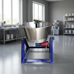 Mezcladora Industrial de Alimentos de Acero Inoxidable Comercial, Agitador Automático para la Elaboración de Khoya y Mawa, Olla Mezcladora con Chaqueta de Calentamiento - Product Image 4