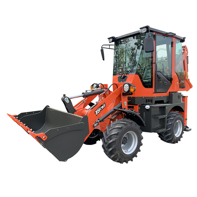 TOPONE TBL15-10 Multi-purpose Chinese Mini Backhoe Loader 4x4 Compact Tractor with Loader and Backhoe