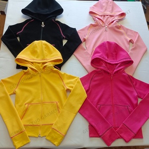 Completo Personalizzato da <span class=keywords><strong>Donna</strong></span> in Tessuto Waffle a Maniche Lunghe <span class=keywords><strong>Tuta</strong></span> Sportiva con Giacca Felpata con Cappuccio e Zip e <span class=keywords><strong>Pantaloni</strong></span> a Gamba Larga Svasati Completo Due Pezzi da Casa - Product Image 6