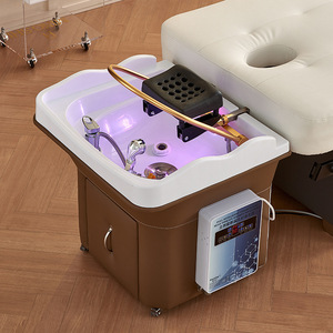 Cama de Masaje Tailandés para Salón de Belleza, Personalizable en Color, con Lavabo para Salón de Belleza, Superventas - Product Image 4