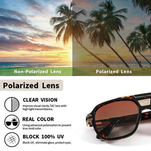 OEM ODM יוניסקס אופנה מקוטבות גוונים אצטט שמש משקפיים מותאם אישית לוגו אצטט גוונים סיטונאי מקוטב משקפי שמש - Product Image 2