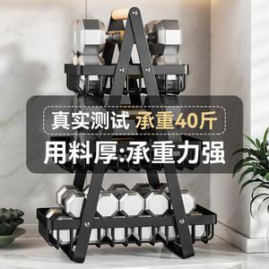 Étagère à épices multi-niveaux en acier inoxydable pour rangement de cuisine avec design empilable, taille L, forme carrée - Product Image 3