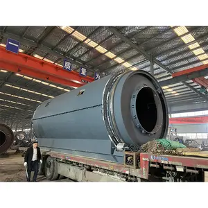 High profit heavy tyre /OTR tyre pyrolysis machine 15 tons recycling to fuel oil