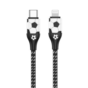 Câble de charge rapide et de données tressé de type C (PD) de 1M, <span class=keywords><strong>2M</strong></span>, 3M pour iPhone 15/16/17 Pro Max - Product Image 1