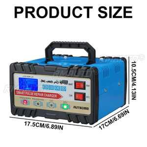 AUTSOME Cargador de Batería Universal para Automóvil y Motocicleta de 12V/24V - Product Image 4