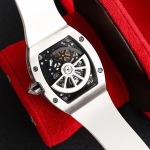 Montre mécanique pour femme entièrement sertie de diamants, avec cadran ajouré en forme d'araignée, tendance mode, idéale pour les affaires et les banquets - Product Image 5