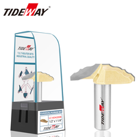 Fraise à plongée classique TIDEWAY revêtue de titane pour routeur CNC, personnalisable ODM/OEM pour la découpe et la gravure en menuiserie