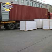JINBAO 2x3m 1220x2440mm Panneau PVC Celuca Forex à impression rigide haute brillance imperméable, feuille de PVC 3mm