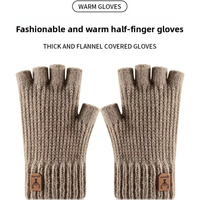 Guantes de Punto para Otoño e Invierno, con Pantalla Táctil, Resistentes al Viento, Cálidos y a Prueba de Frío, para Ciclismo Diario al Aire Libre, Venta al Por Mayor