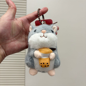 Mini Peluche <span class=keywords><strong>de</strong></span> Hámster Adorable, Llavero Colgante para Bolsa, Llavero <span class=keywords><strong>de</strong></span> Pareja, Llavero <span class=keywords><strong>de</strong></span> Animales <span class=keywords><strong>de</strong></span> Peluche, Regalo Festivo, Regalo <span class=keywords><strong>de</strong></span> Graduación - Product Image 5