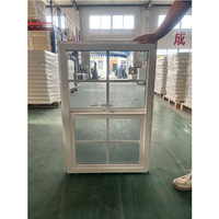 WEIKA - Fenêtres à guillotine en PVC à bas prix, conformes aux normes AAMA NFRC américaines, 24 x 36 et 24 x 36, fenêtre coulissante verticale simple en vinyle