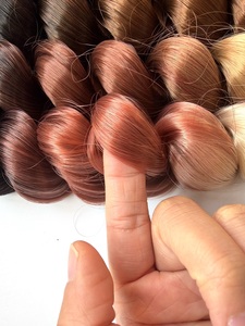 Cabello Sintético para Trenzas, Color Ombre, Ondulado Suelto, Cabello de Ganchillo de 14 Pulgadas, Rizado y Voluminoso, Rizos Franceses Cortos y Sueltos - Product Image 4