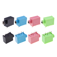 Prise audio 3,5 mm PJ-325 5 broches verticale DIP, connecteur audio 3,5 multicolore pour équipement audio DIY
