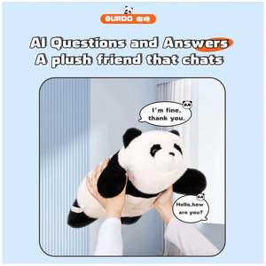 Bébé chien doux qui marche sur l'écorce, jouets en peluche broderie professionnelle faire votre propre jouet en peluche personnalisé Ai Llm jouet en peluche - Product Image 4