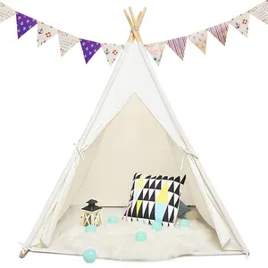 Kids Play Tent, Indoor Outdoor Games House Playhouse Kids Teepee Tent for Kids//