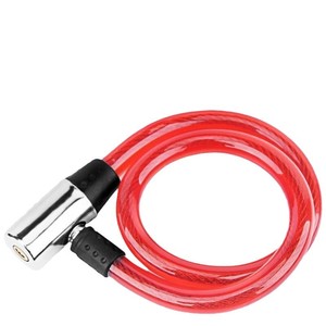 Steel <b>Cable</b> <b>Lock</b> 4Mm Durable Rust Resistant Bicycle Motorcycle Anti Theft Security <b>Lock</b> - Product Image 2