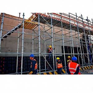 Coffrage réglable en ABS réutilisable et économique pour piliers et colonnes en béton, idéal pour les villas - Product Image 1
