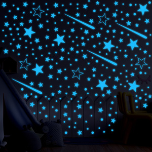 Creative Star Meteor Luminous Wall Stickers Bedroom Bathroom China Import New Home <strong>Decor</strong> <strong>Items</strong> <strong>For</strong> Living Room <strong>Kitchen</strong> - Product Image 2