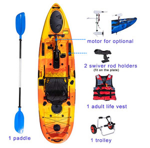 Kayak Canoa de 3.16m (10 pies) para una Persona, con Pedales, de LLDPE, para Océano, Venta Caliente <span class=keywords><strong>2023</strong></span> - Product Image 6