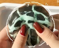 Jouet anti-stress créatif à presser en chocolat noir matcha menthe, enrobé de croquant, pour bricolage, unisexe, pour les 7-14 ans