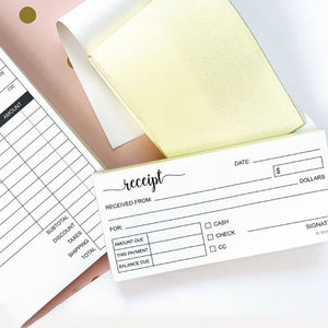 Carnet de commandes personnalisé de haute qualité en papier autocopiant (NCR), impression de reçus et de factures OEM/ODM - Product Image 4