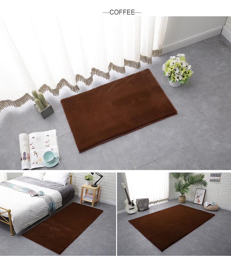 non slip plush shaggy faux rabbit fur carpet and rugs