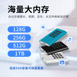 โซลิดสเตทไดรฟ์ 1TB ขนาด 2.5 นิ้ว USB 3.0 Type C พร้อมการเข้ารหัส AES256 สำหรับการจัดเก็บข้อมูลบนมือถือและคอมพิวเตอร์ - Product Image 2