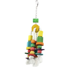 Factory Direct Bird <strong>Parrot</strong> Chewing Natural Wood <strong>Toy</strong> Multicolored Wooden Blocks Tearing <strong>Toys</strong> for African <strong>Grey</strong> <strong>Parrot</strong> - Product Image 2