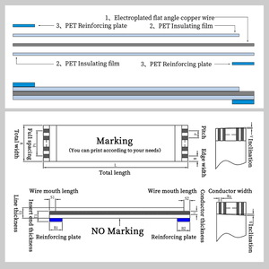 0.5mm/1mm FPC/<span class=keywords><strong>ffc</strong></span> kết nối 4/<span class=keywords><strong>6</strong></span>/8/10/12/14/16/18/20/24/26/30/32/34/40 <span class=keywords><strong>Pin</strong></span> phẳng Flex Cáp cho các ứng dụng điện tử - Product Image 4